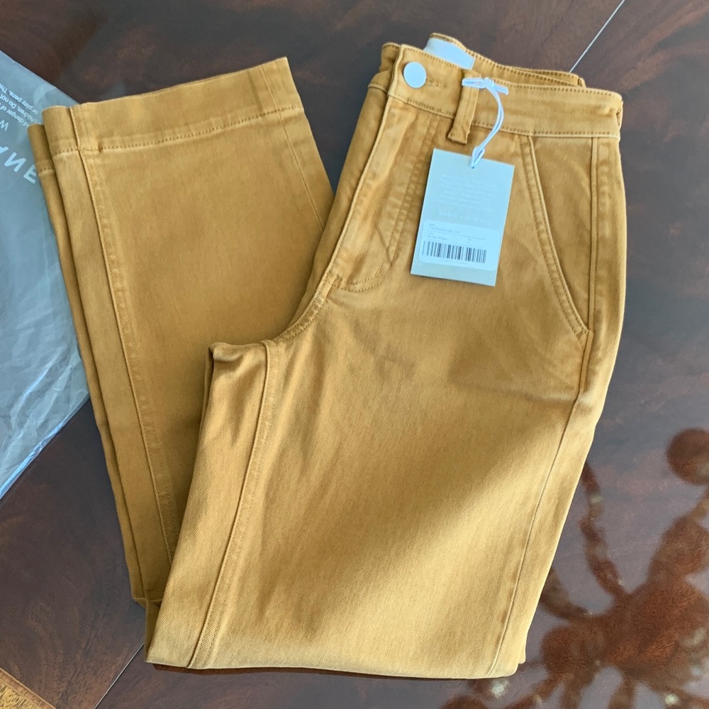 NWT Everlane The Straight Leg Crop size 0